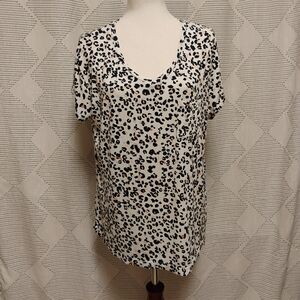 Koolaburra By Ugg Women's Leopard Print Top T Shirt Size Medium